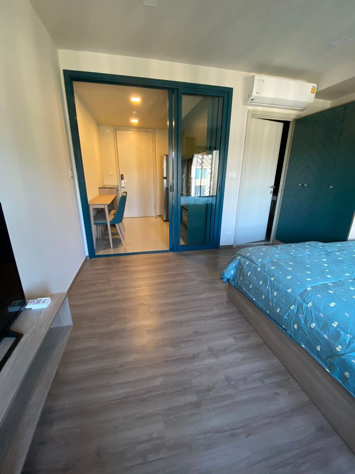 For RentCondoOnnut, Udomsuk : 🛟Condo for rent The Base Sukhumvit 50 near BTS On Nut, 1 bedroom, size 31.26 sq m., new room, fully furnished, rent only 15000-