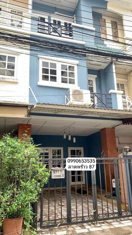 For RentTownhomeChokchai 4, Ladprao 71, Ladprao 48, : ⚡ For rent, 3-storey townhouse, Soi Lat Phrao 87, near BTS, size 18 sq m. ⚡