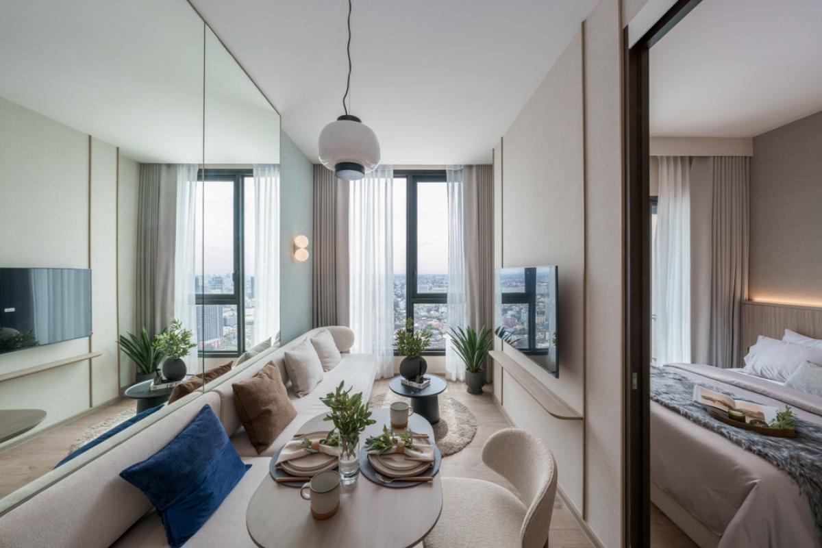 For SaleCondoLadprao, Central Ladprao : The Crest Park Residences, hot promotion, guaranteed yield up to 7%!!