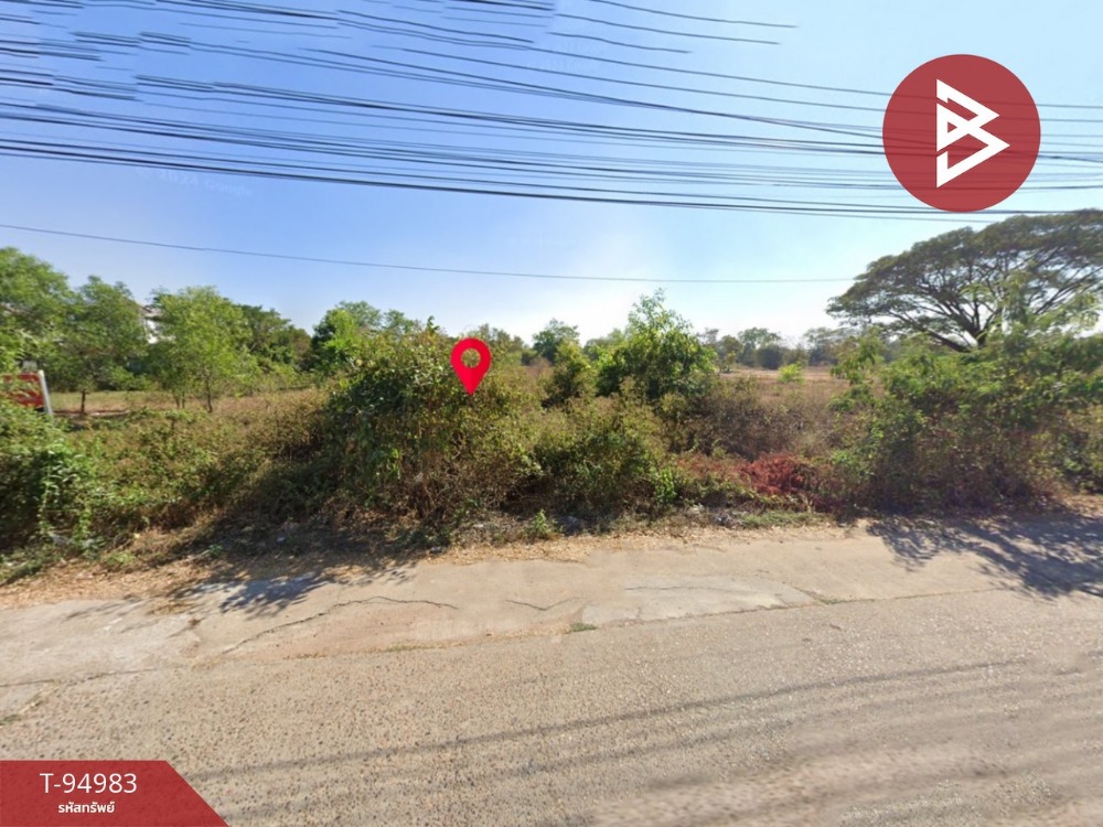 For SaleLandSakon Nakhon : Land for sale, vacant land next to the road, area 9 rai 47.3 square wa, That Na Weng, Sakon Nakhon