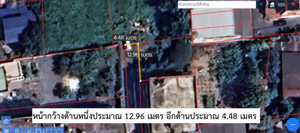 For SaleLandBang kae, Phetkasem : Land for sale, Petchkasem 40 Soi 3, size 2 rai 1 ngan 49 sq.w., 3 plots next to each other, orange plan