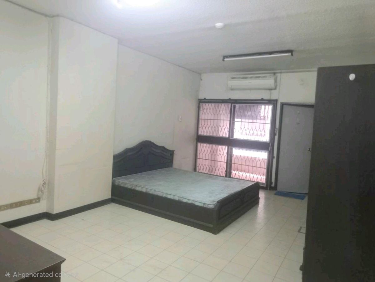 For RentCondoBang Sue, Wong Sawang, Tao Pun : ✨ Condo for rent, Tao Poon Mansion 32 sqm. Furniture, A/C, Hot shower. Near MRT Bang Sue, free parking lot ✨ 