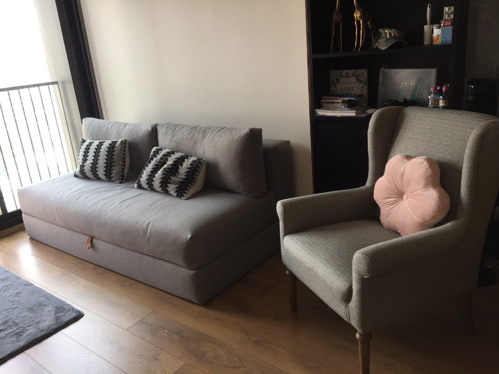 ให้เช่าคอนโดสุขุมวิท อโศก ทองหล่อ : Noble BE33 1 Bedroom ห้องชั้นสูง 44,000 per month