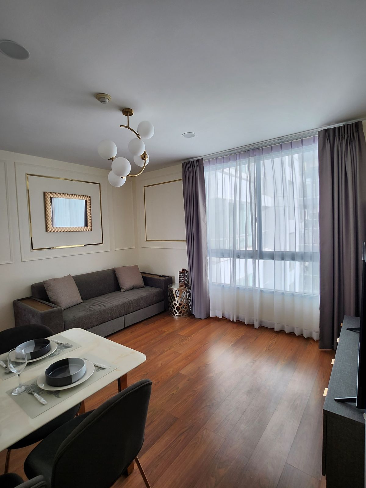 For RentCondoThaphra, Talat Phlu, Wutthakat : 🏙 Condo for rent The Parkland Ratchada - Tha Phra 2 Bedroom | 2 Bathrooms | 1 Living room | 1 Kitchen 📍 Floor 20 | Size 62.49 sq.m. | City View | 1 Parking