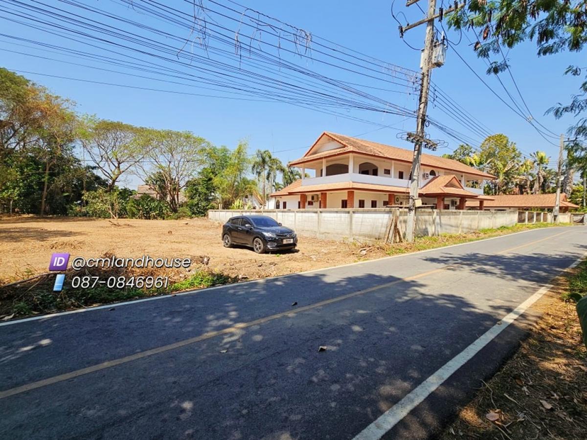 For SaleLandChiang Mai : 1 rai land near Central Festival 10 km., San Pa Pao Subdistrict, San Sai District, cheap sale 8,750/sq w.