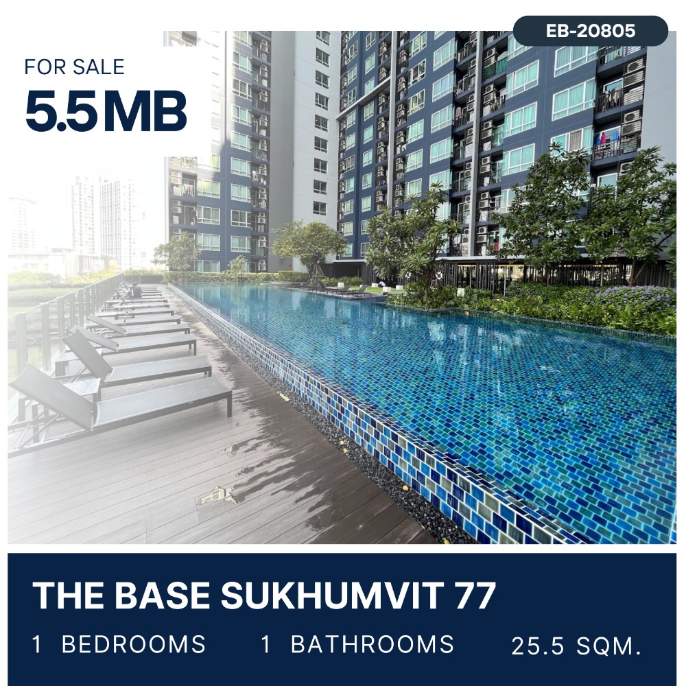 For SaleCondoOnnut, Udomsuk : The Base Sukhumvit 77 1 Bed for sale 5.5 MB