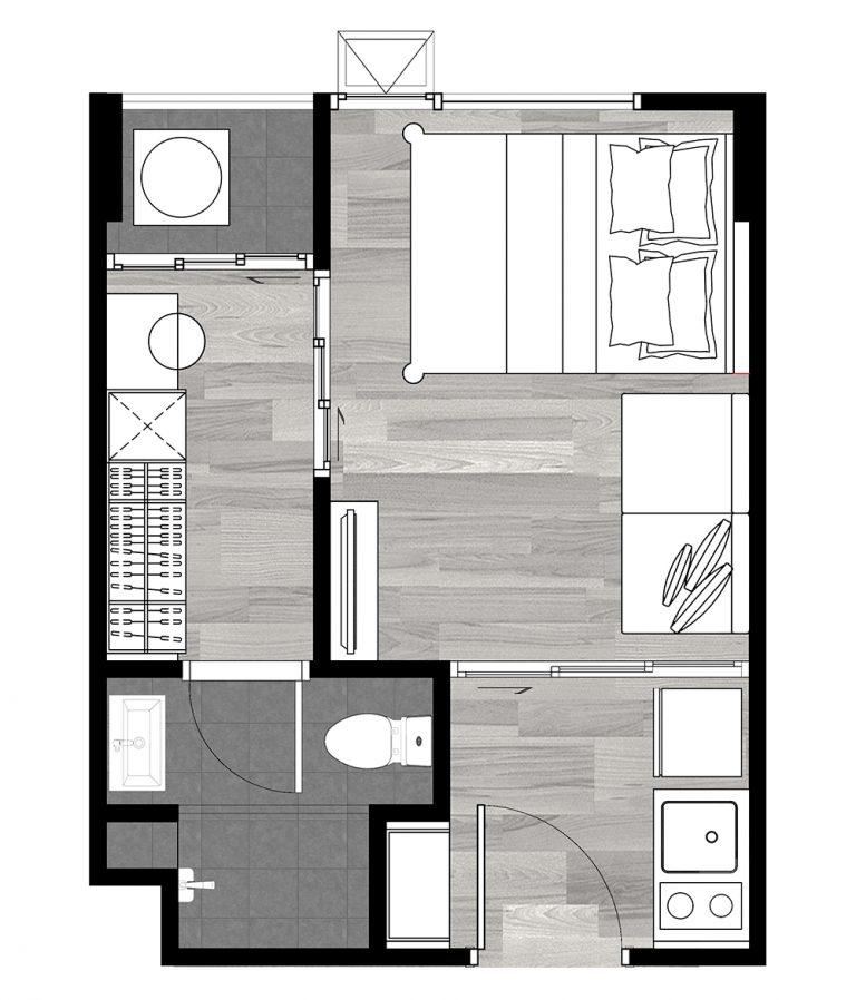 ขายคอนโดอ่อนนุช อุดมสุข : เจ้าของขายเอง 🌟 คอนโด 1-BED I 21.75 sqm. I ดิ ออริจิ้น อ่อนนุช I ใกล้ BTS อ่อนนุช I เฟอร์แต่งครบแถมฟรี