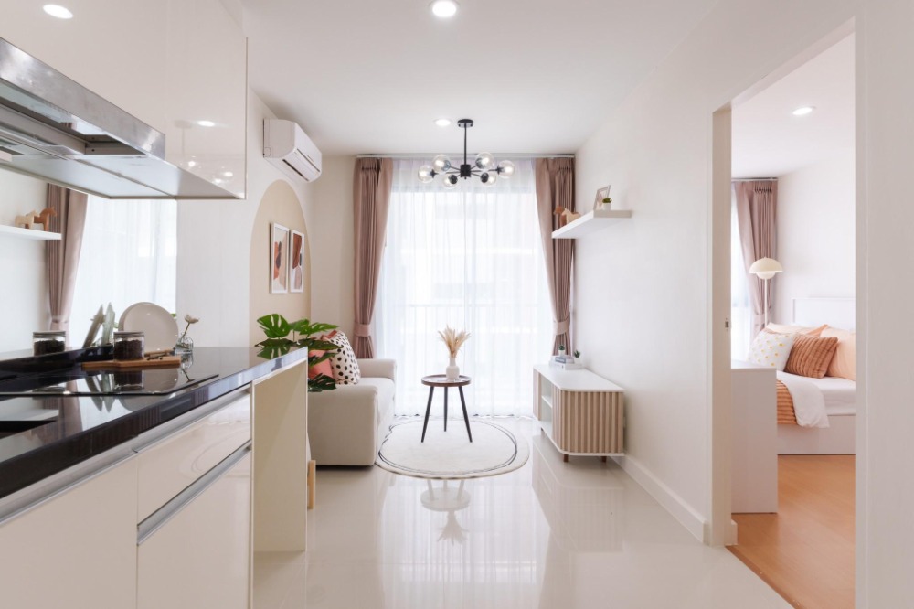 For SaleCondoRatchadapisek, Huaikwang, Suttisan : S-MTSRD110 Condo for sale, Metro Sky Ratchada, 6th floor, Building C, city view, 29.71 sq m., 1 bedroom, 1 bathroom, 2.39 million, 064-959-8900