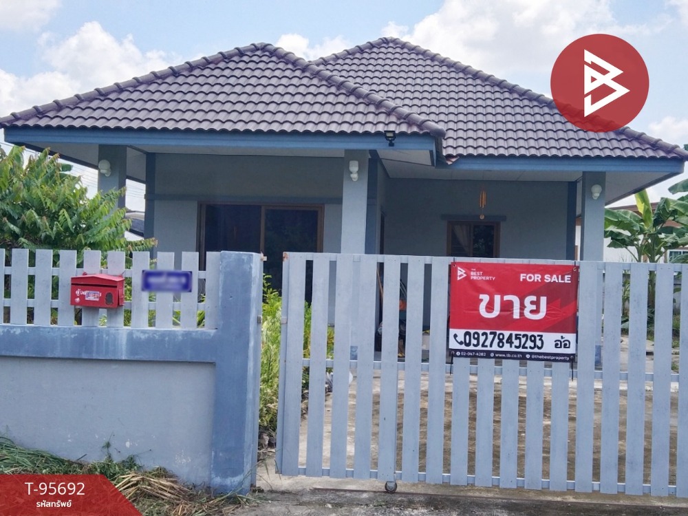 For SaleHouseChachoengsao : Single house for sale, Nong Sarika Village, Long plot, Chachoengsao, ready to move in