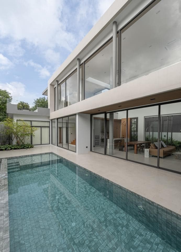 For SaleHouseChiang Mai : Modern Pool Villa | Only 4 units available! Pool villa with Doi Suthep view, located in Chang Phueak. Only 5 minutes from Nimmanhaemin Road.