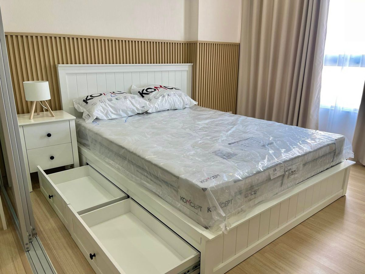 For RentCondoSamut Prakan,Samrong : Supalai Veranda Sukhumvit 117 @BTS Pu Chao for rent, size 35 sq m., 31st floor, fully furnished