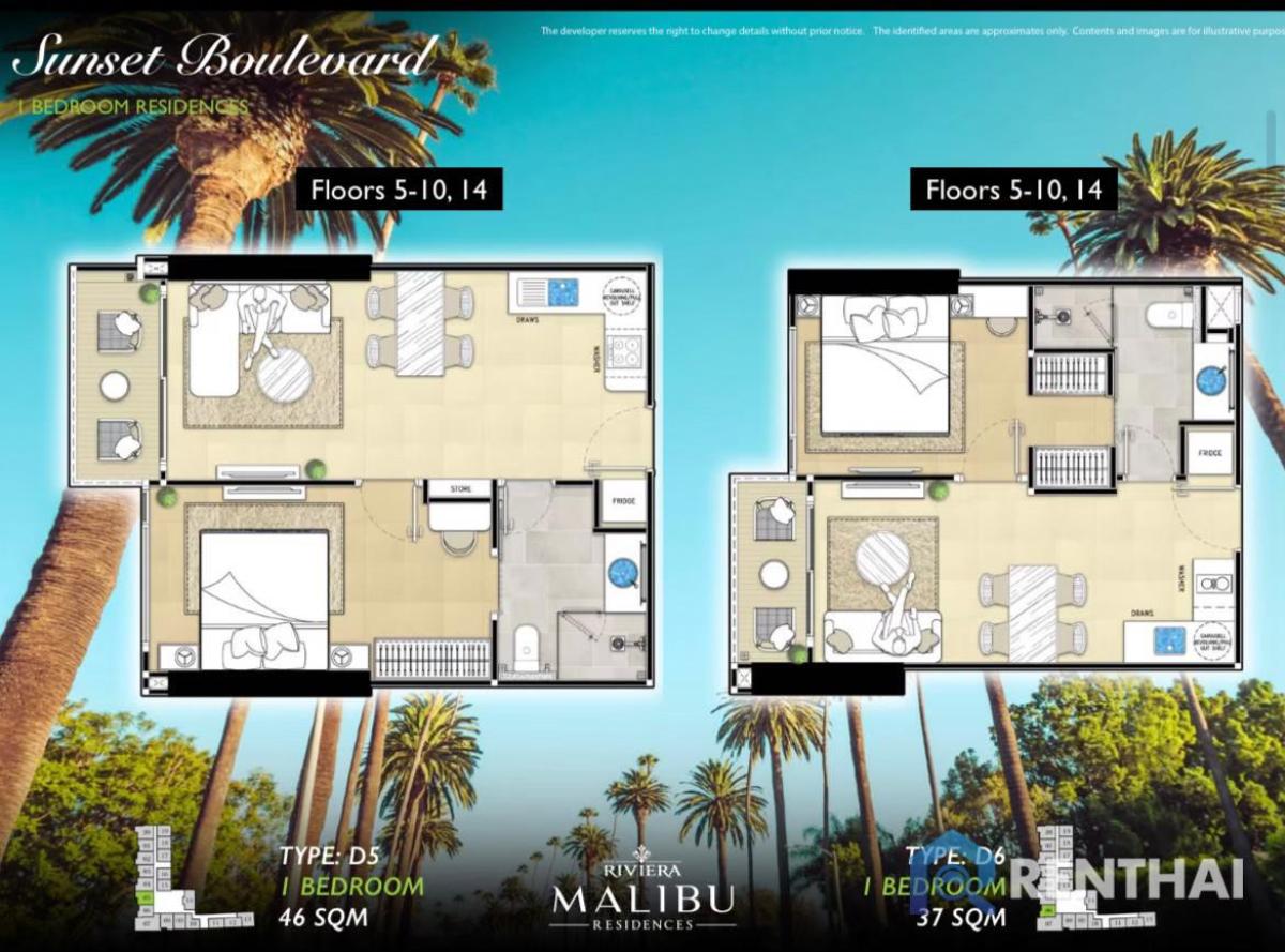 ขายคอนโดพัทยา บางแสน ชลบุรี สัตหีบ : คอนโดสุดหรู บนเขาพระตำหนัก เดอะ ริเวียร่า มาลิบู