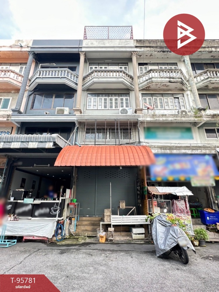 For SaleShop HouseLadkrabang, Suwannaphum Airport : For sale: 4-storey commercial building with coffee shop business, Bangkok, next to Prawet District Office