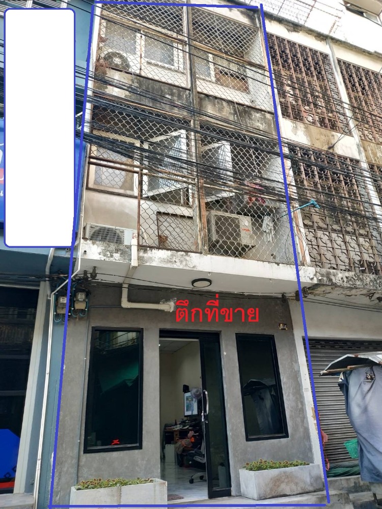 For SaleShop HouseSilom, Saladaeng, Bangrak : MRT Samyan 4-storey building near office building