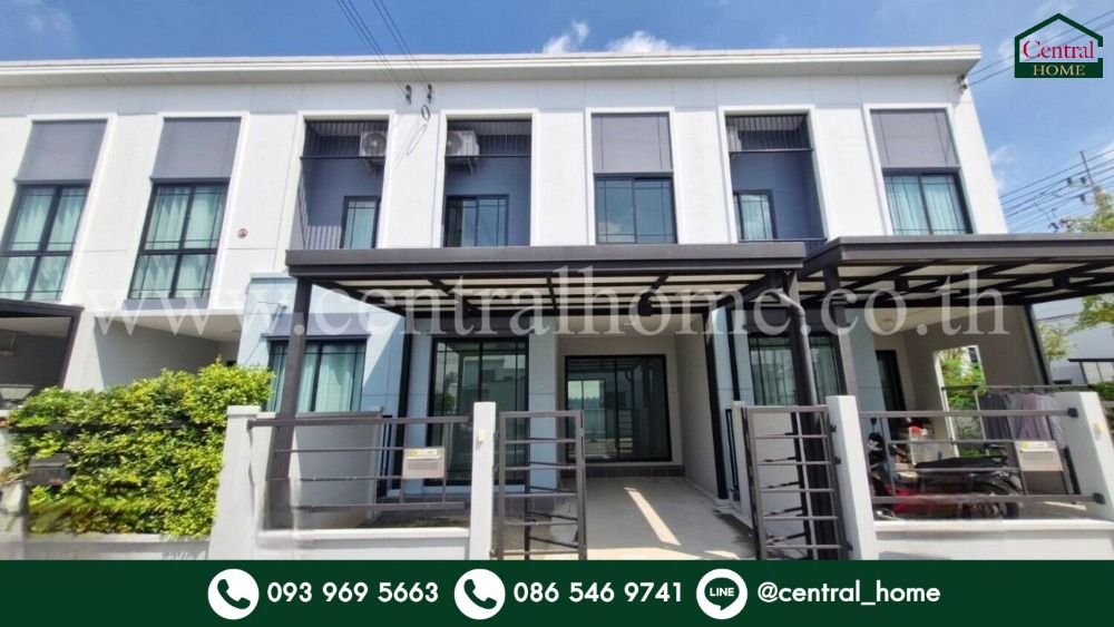 For SaleTownhomePathum Thani,Rangsit, Thammasat : Townhome PLENO Rangsit (next to St. Carlos Hospital) cheapest in the project