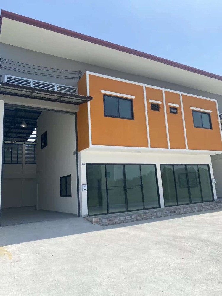 ให้เช่าโกดังปทุมธานี รังสิต ธรรมศาสตร์ : For Rent ให้เช่าโกดังพร้อมสำนักงานและที่พักอาศัย พื้นที่ 158 ตารางเมตร