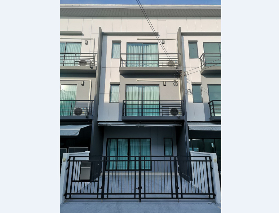 For RentTownhomeNonthaburi, Bang Yai, Bangbuathong : Inquire. Call: 085-262-9351 for rent or house for sale in the middle of the city. Ratchaphruek-Rattanathibet Townhome, 3 floors, 3 bedrooms, 3 bathrooms, near the Purple Line, Bang Rak Yai, suitable for living. Or make a home office