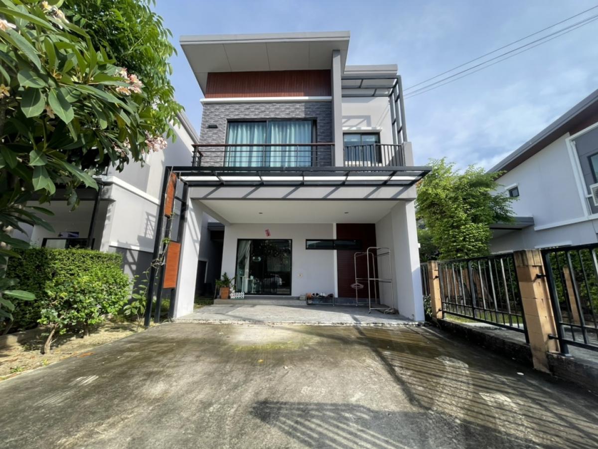 For SaleHouse : บ้านเดี่ยว เนเชอร่า เทรด ศรีนครินทร์ (หลังมุม) ถนนเมน บางเมือง ทรัพย์บุญชัย ศรีนครินทร์