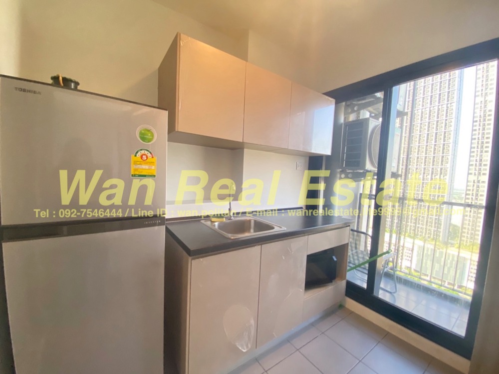 ให้เช่าคอนโดรัตนาธิเบศร์ สนามบินน้ำ พระนั่งเกล้า : ให้เช่า ถูก The politan rive วิวแม่น้ำ ชั้น 24 ขนาด 25 ตร.ม. พร้อมอยู่