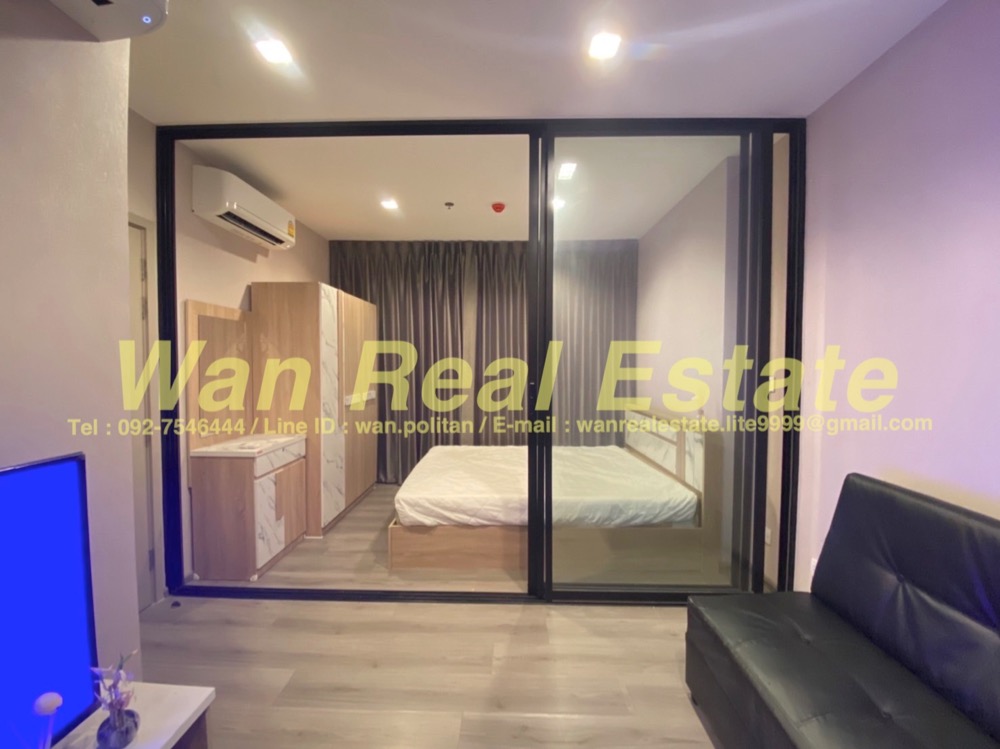 ให้เช่าคอนโดรัตนาธิเบศร์ สนามบินน้ำ พระนั่งเกล้า : ให้เช่า ถูก The politan rive วิวแม่น้ำ ชั้น 24 ขนาด 25 ตร.ม. พร้อมอยู่