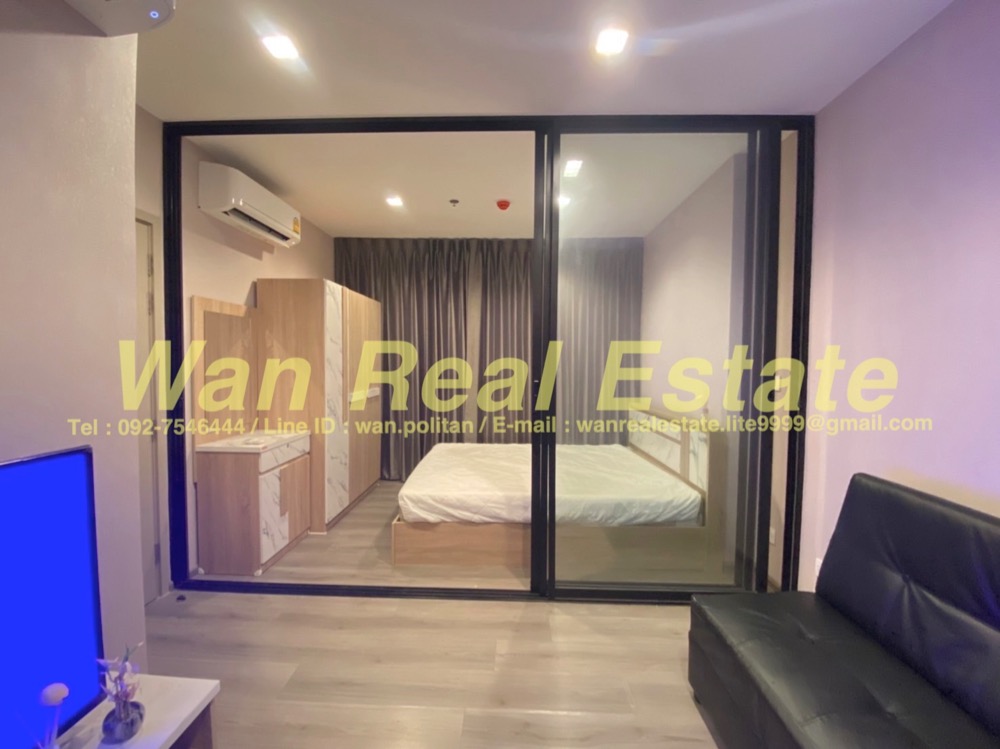 ให้เช่าคอนโดรัตนาธิเบศร์ สนามบินน้ำ พระนั่งเกล้า : ให้เช่า ถูก The politan rive วิวแม่น้ำ ชั้น 24 ขนาด 25 ตร.ม. พร้อมอยู่