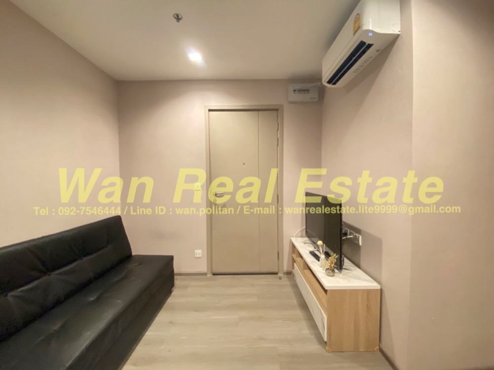 ให้เช่าคอนโดรัตนาธิเบศร์ สนามบินน้ำ พระนั่งเกล้า : ให้เช่า ถูก The politan rive วิวแม่น้ำ ชั้น 24 ขนาด 25 ตร.ม. พร้อมอยู่