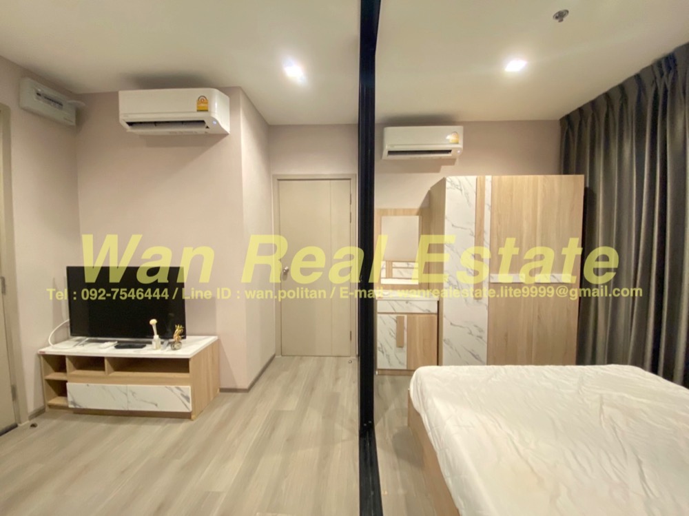 ให้เช่าคอนโดรัตนาธิเบศร์ สนามบินน้ำ พระนั่งเกล้า : ให้เช่า ถูก The politan rive วิวแม่น้ำ ชั้น 24 ขนาด 25 ตร.ม. พร้อมอยู่