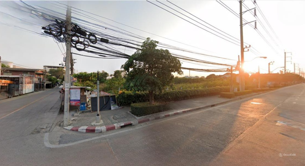 ขายที่ดินอ่อนนุช อุดมสุข : ที่ดินแปลงมุมติดถนน สุขุมวิท 77 - อ่อนนุช 88 ขนาด 23 ไร่ 5 ตร.ว.