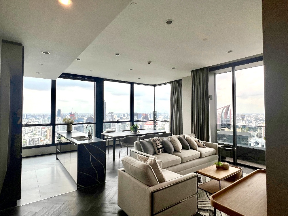 ให้เช่าคอนโดสุขุมวิท อโศก ทองหล่อ : The ESSE Sukhmvit 36: 3bed 3bath 125sqm. 150,000/mth. Am: 0656199198