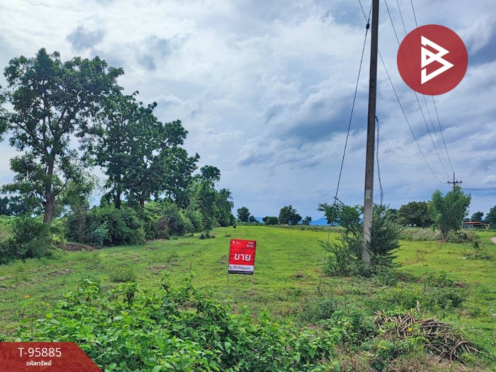 For SaleLandKanchanaburi : Land for sale, vacant land next to the road, area 3 rai 3 ngan 21 sq m, Huai Krajao, Kanchanaburi