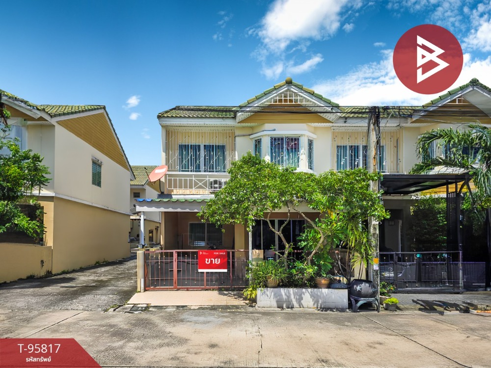For SaleTownhomeLadprao101, Happy Land, The Mall Bang Kapi : Townhouse for sale, Pisan Village, Bang Kradee, Bang Khun Thian, Bangkok