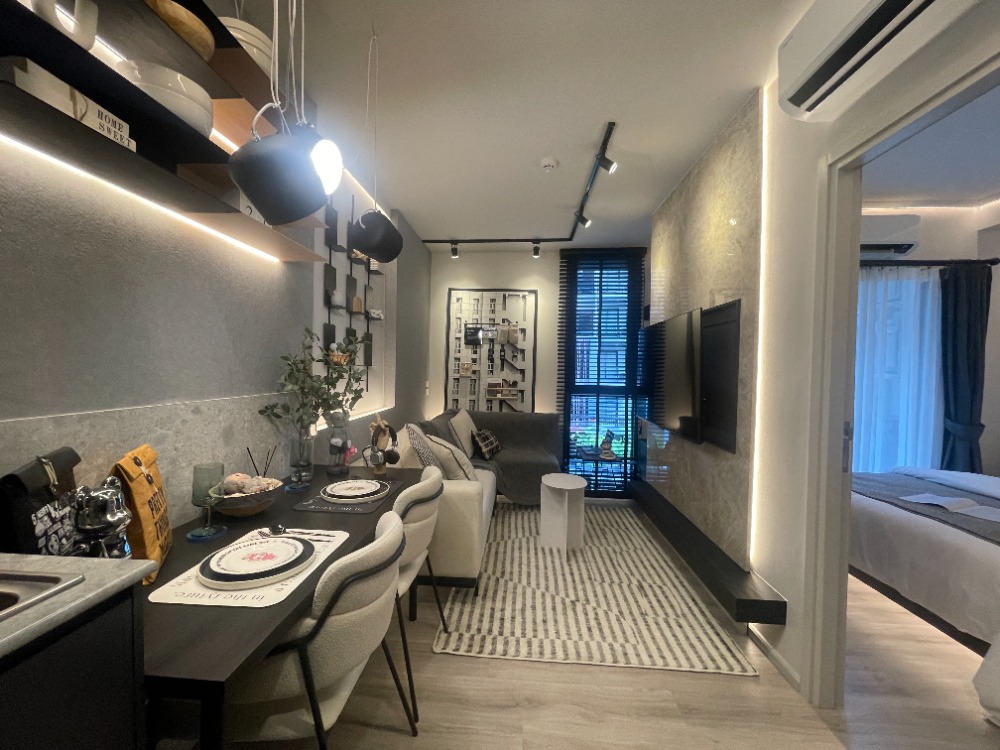 ขายคอนโดรัชดา ห้วยขวาง : 1 bedroom 1 bathroom 30 Sq.M. at Quintara MHy’GEN Ratchada-Huai Khwang