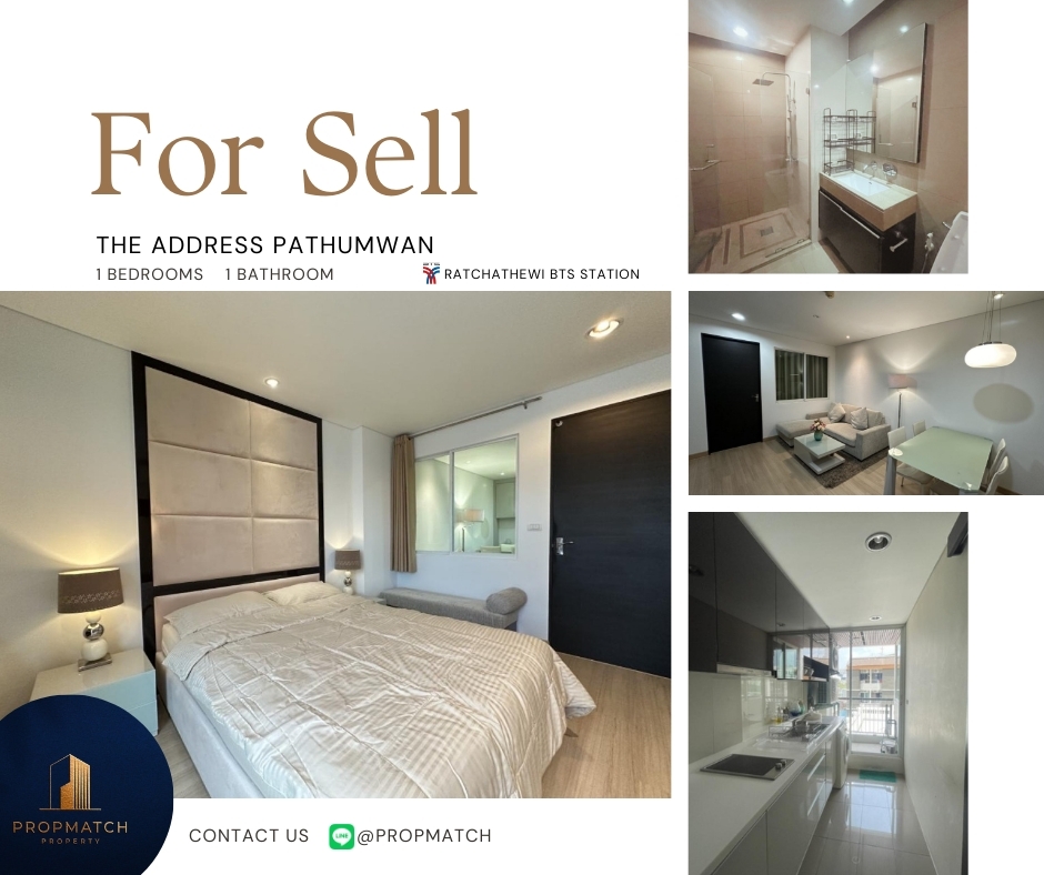 For SaleCondoRatchathewi,Phayathai : 👉🏻Dont miss out on the best price!!👈🏻 The Address Phathumwan (1 bedroom, 48 sq m.) Cheapest, only 6.49 million baht. Tel.0981315848 @propmatch