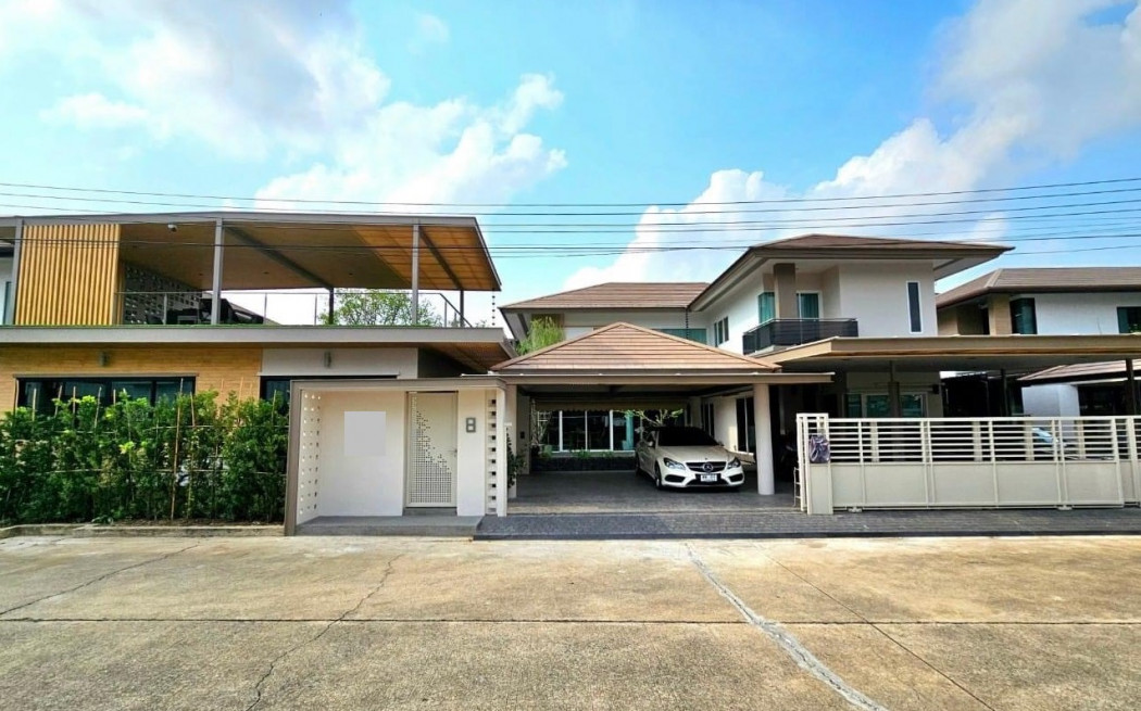 ให้เช่าบ้านลาดกระบัง สุวรรณภูมิ : ให้เช่า บ้านเดี่ยว เนอวานา ไอคอน วงแหวน-พระราม 9 ที่ดิน 131 ตรว มีสนามพัดกล์อฟ 5 ห้องนอน