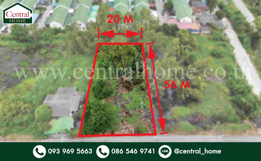 For SaleLandPathum Thani,Rangsit, Thammasat : Vacant land 285 sq.w., Soi Bongkot 55, Khlong Song, Khlong Luang, Pathum Thani