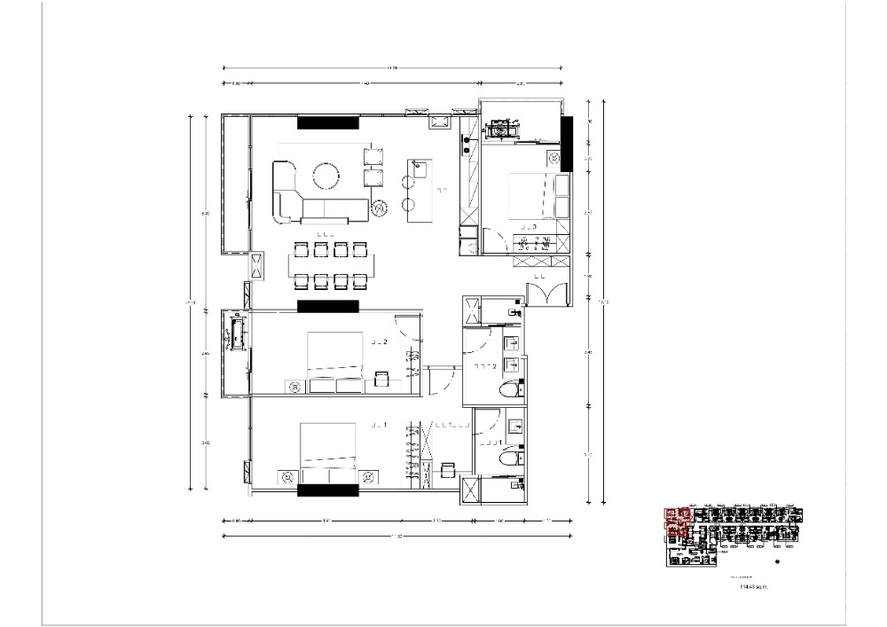 For SaleCondoRama3 (Riverside),Satupadit : Foreign Quota!!! 2 Bed 2 Bath Sapphire Rama 3 close to Bhumibol Bridge