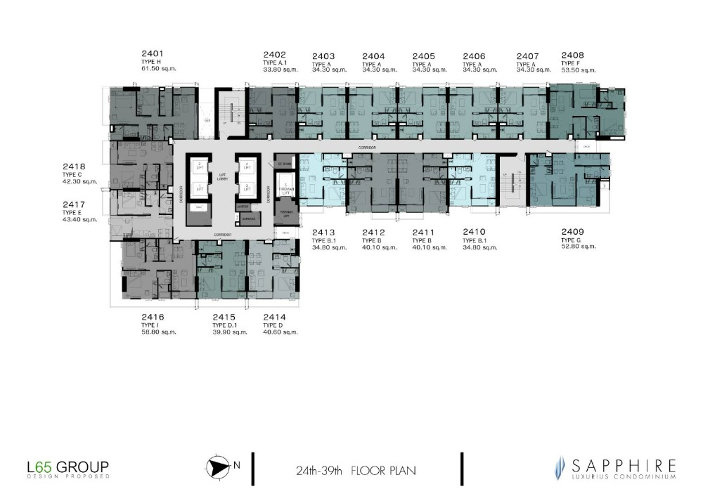 For SaleCondoRama3 (Riverside),Satupadit : Foreign Quota!!! 2 Bed 2 Bath Sapphire Rama 3 close to Bhumibol Bridge