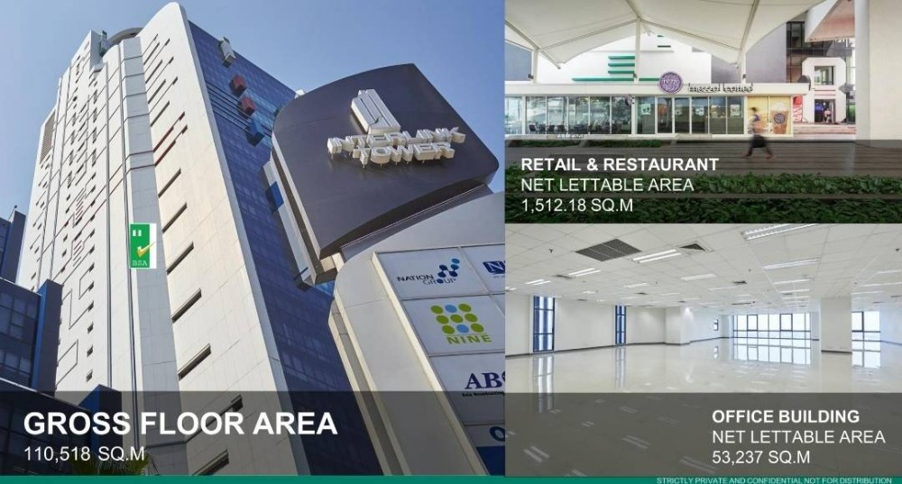 For RentOfficeBangna, Bearing, Lasalle : Office space for rent, on Bangna-Trad Road, Interlink Tower Building, Bangna, area 143.95 sq m., rental fee 86,370 baht*/month (600 baht per sq m.)