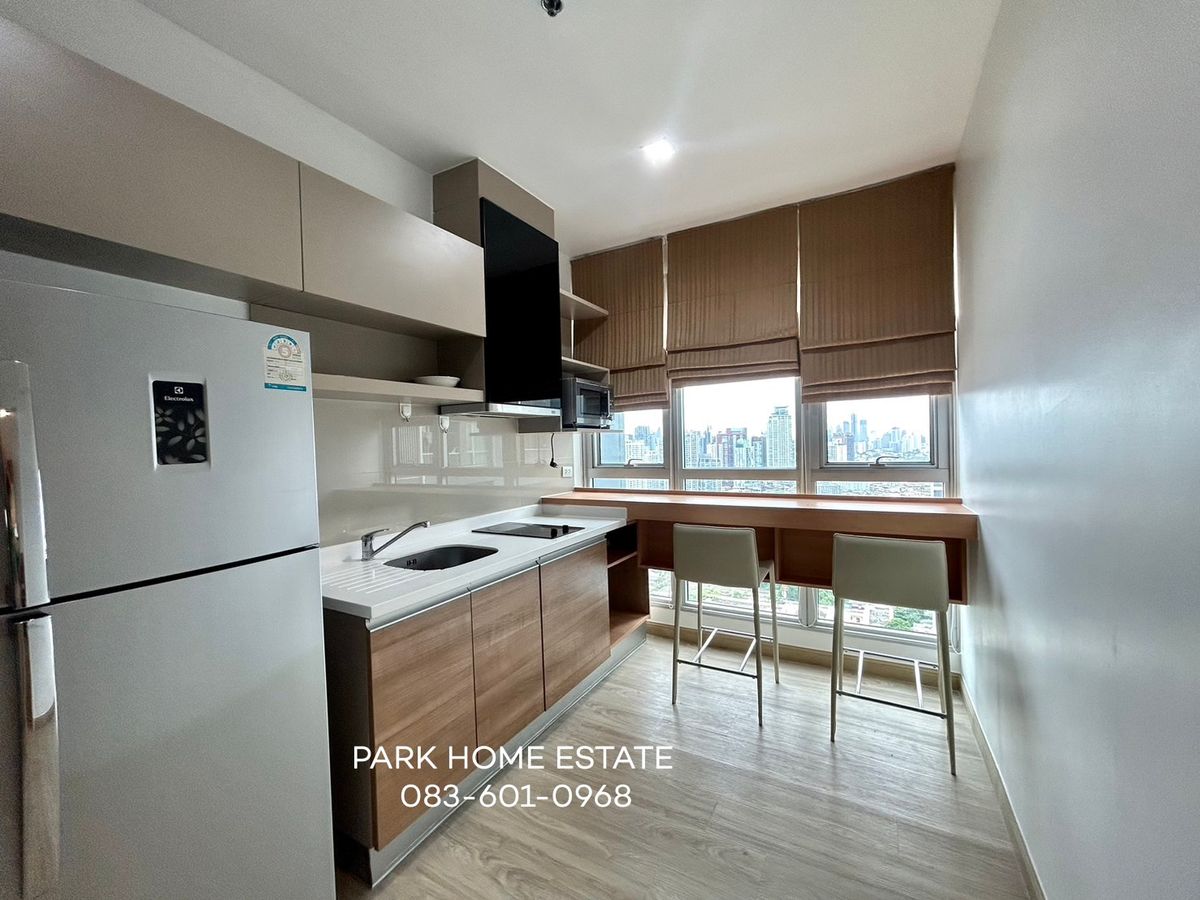 For RentCondoOnnut, Udomsuk : For rent Rhythm Sukhumvit 50 🚋BTS On Nut / Size 35 sq m. 1 bedroom, divided into separate rooms✨   いらっしゃいませ