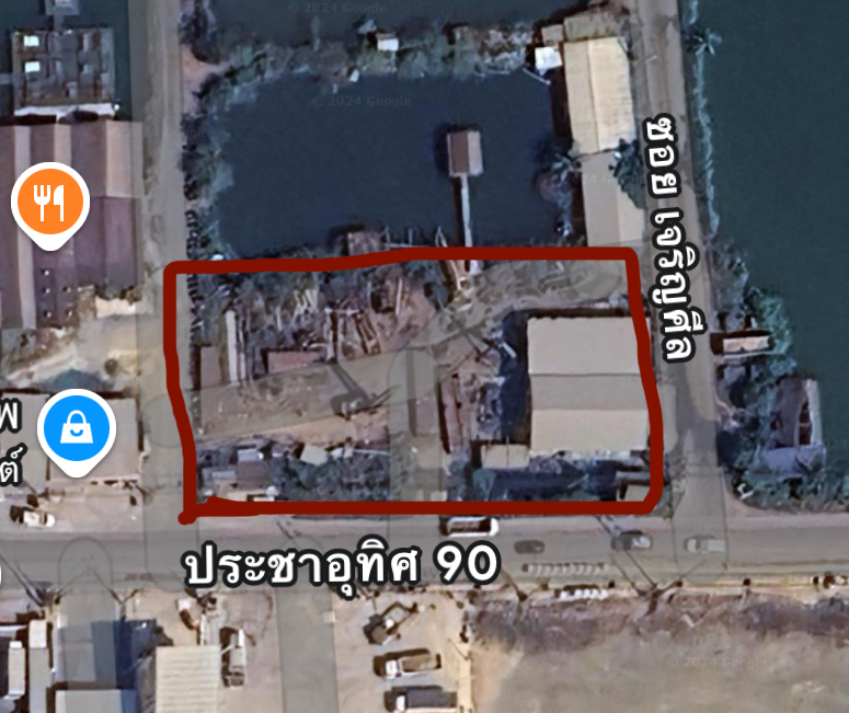 For SaleLandRathburana, Suksawat : Urgent sale!!! Prime location land, can be divided for sale, 5-6 rai land, Soi Pracha Uthit 90, Ban Khlong Suan, good location, next to the main 4-lane road!!!
