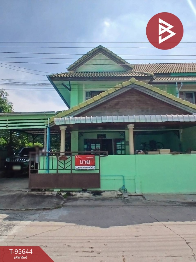 For SaleHouseSamut Prakan,Samrong : For sale: semi-detached house, Pruksa Village 15, Bang Phli-Tamru, Phraeksa Mai, Samut Prakan