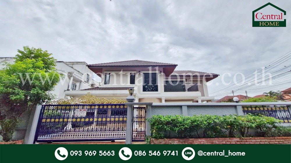 For SaleHousePathum Thani,Rangsit, Thammasat : Single house, Sindhorn Village, Rangsit - Pathum Thani, newly decorated throughout the house