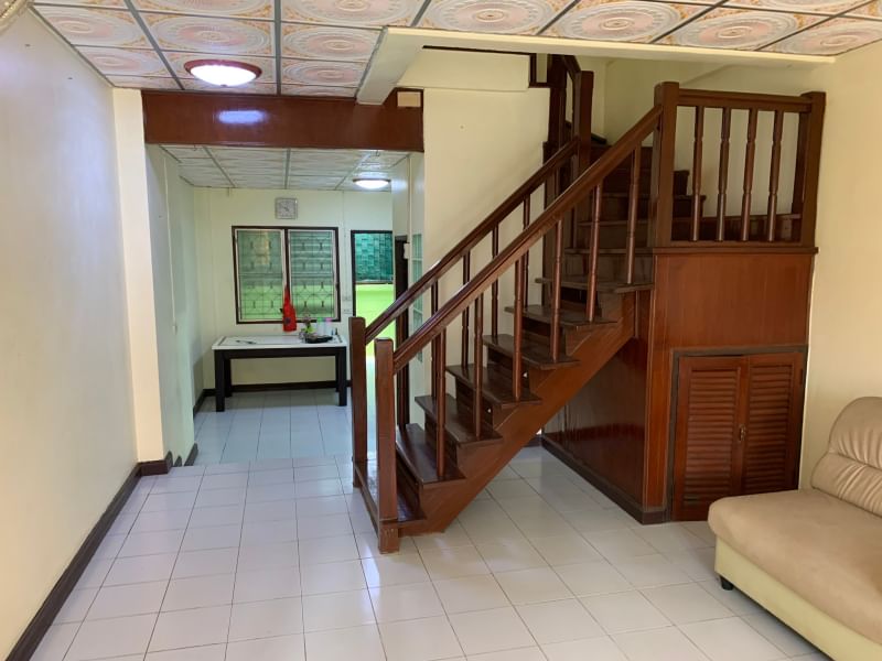 For SaleTownhomeNakhon Pathom : Townhouse 3.5 floors, 21.2 sq m., Busarin Village, Line 4, Krathum Lom Subdistrict, Sam Phran District, Nakhon Pathom Province