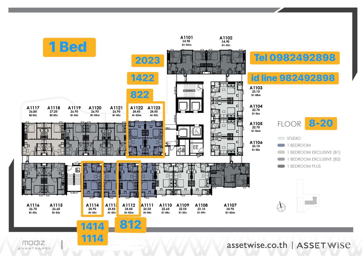 ขายดาวน์คอนโดปทุมธานี รังสิต ธรรมศาสตร์ : 1 BEDROOM  พื้นที่ 24.40-24.90 ตรม. พิเศษสุดๆ ส่วนลดมากถึง ✅340,000 บาท  
0982492898 Id line 982492898