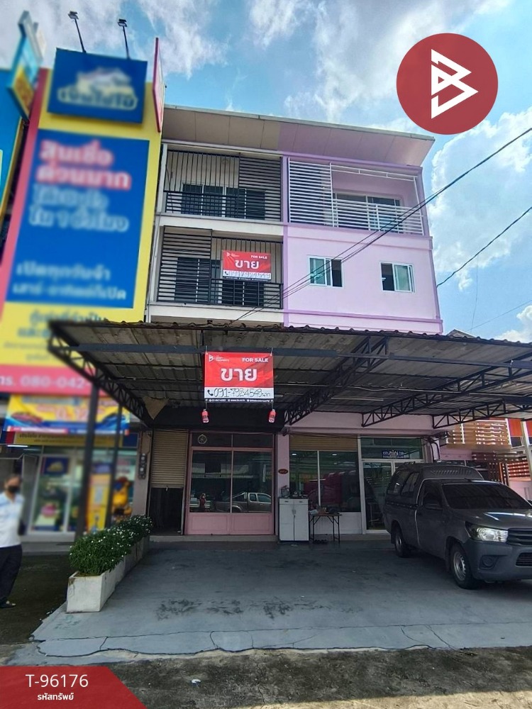 For SaleShop HouseMin Buri, Romklao : Commercial building for sale, 4 floors, area 22.9 square wah, Khlong Sam Wa, Bangkok