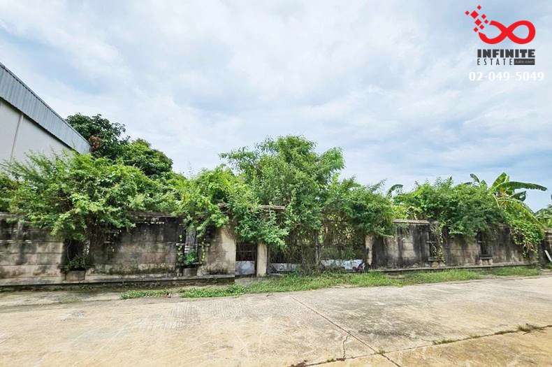 For SaleLandPinklao, Charansanitwong : Land for sale, area 142.8 square wah, Phasuk Village, Boromratchonnanee Road