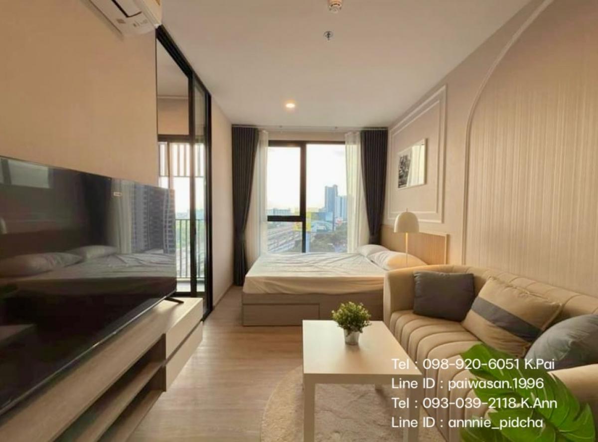 For RentCondoRattanathibet, Sanambinna : Condo for rent: Origin Plug & Play Nonthaburi Station **with washing machine**