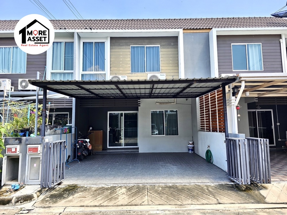 For SaleTownhomeNonthaburi, Bang Yai, Bangbuathong : Urgent sale!! Ready-to-move-in townhome, The Colors Premium, Aria Phase 3, with furniture and appliances, ready to move in today.