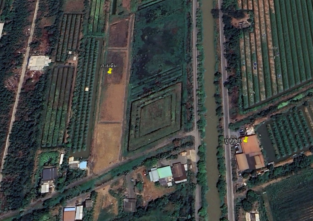 For SaleLandPathum Thani,Rangsit, Thammasat : Land for sale, 1 rai, along Khlong 11 Road, Nong Suea, Pathum Thani
