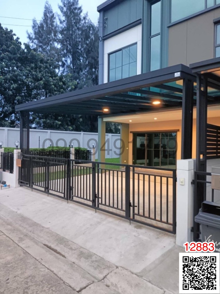 For RentTownhomeNawamin, Ramindra : Townhome for rent, Verve Sai Mai - Phahon Yothin, near BTS Khu Khot Station, only 10 minutes.